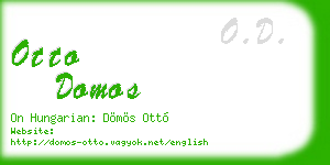 otto domos business card