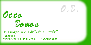 otto domos business card